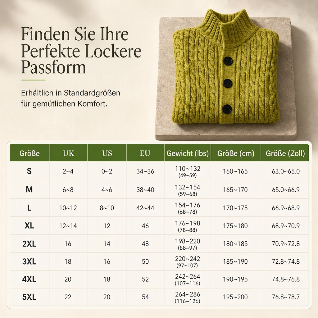 📢📢50%Rabatt!!!🎉✨Damen-Lang-Cardigan im Zopfmuster mit Stehkragen, Staubmantel-Pullovermantel