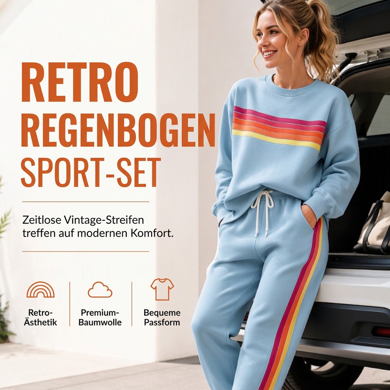 📢📢50%Rabatt!!!🎉✨Zweiteiliges Set aus lässigem Sweatshirt und Jogginghose für Damen