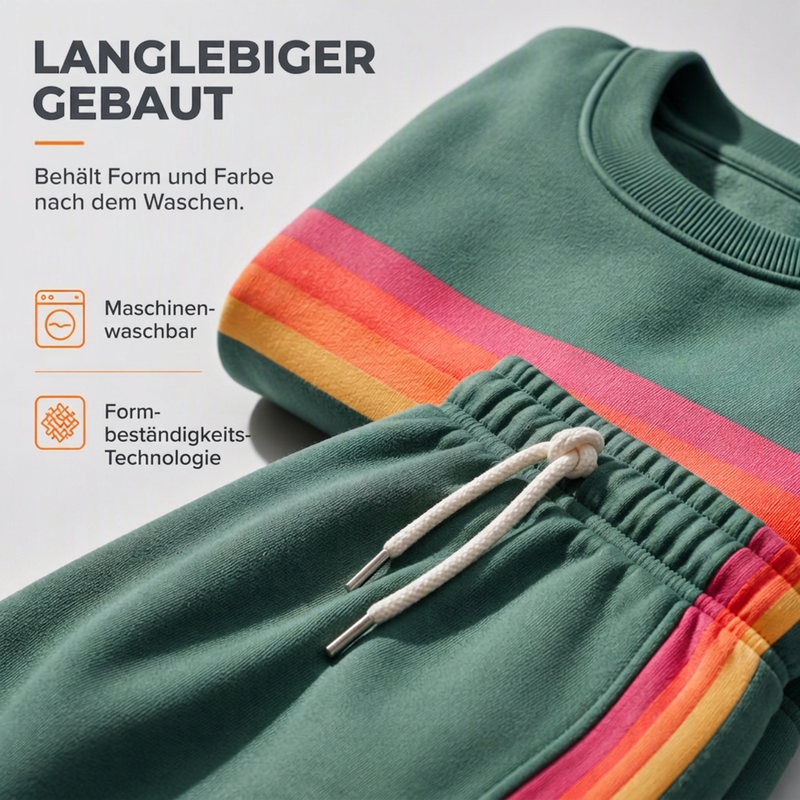 📢📢50%Rabatt!!!🎉✨Zweiteiliges Set aus lässigem Sweatshirt und Jogginghose für Damen