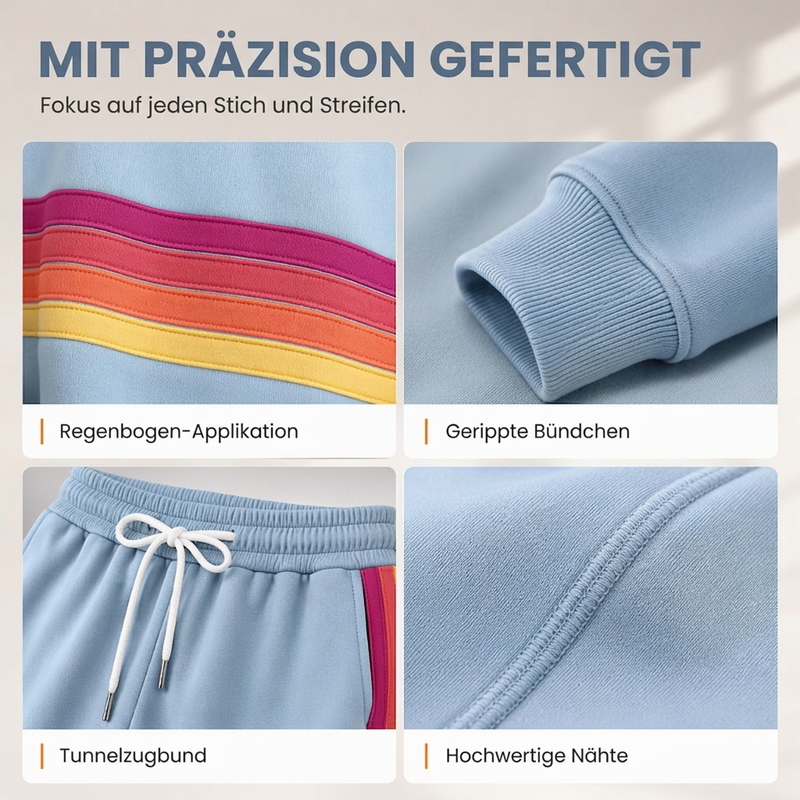 📢📢50%Rabatt!!!🎉✨Zweiteiliges Set aus lässigem Sweatshirt und Jogginghose für Damen