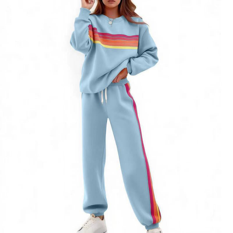 📢📢50%Rabatt!!!🎉✨Zweiteiliges Set aus lässigem Sweatshirt und Jogginghose für Damen