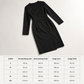 📢📢50%Rabatt!!!🎉✨Elegantes asymmetrisches Einreiher-Kleid für Damen
