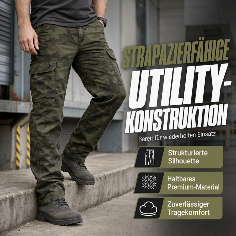 🔥Beliebtes Produkt ！✨Outdoor-Cargohose mit geradem Bein für Herren