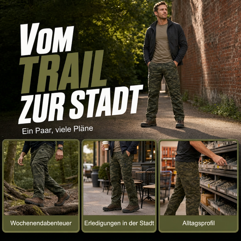 🔥Beliebtes Produkt ！✨Outdoor-Cargohose mit geradem Bein für Herren
