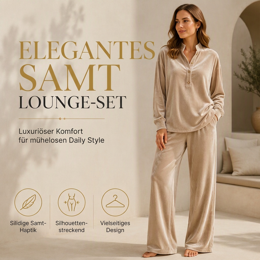 🔥Beliebtes Produkt ！✨Damen-Langarm-Hemdbluse und Weite-Hosen-Set