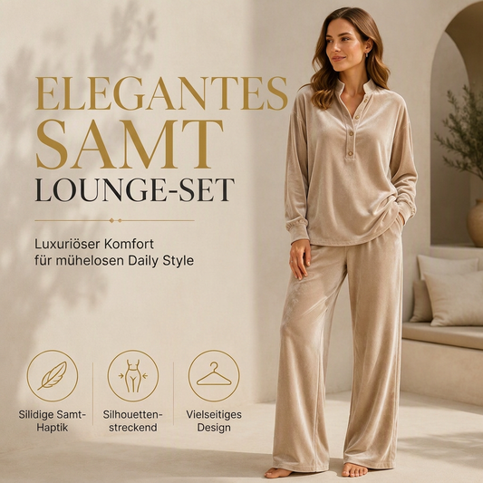 🔥Beliebtes Produkt ！✨Damen-Langarm-Hemdbluse und Weite-Hosen-Set
