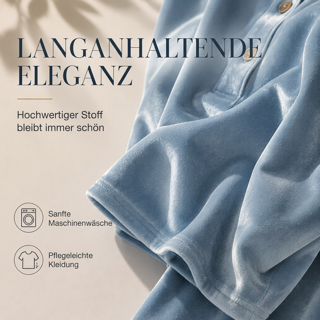 🔥Beliebtes Produkt ！✨Damen-Langarm-Hemdbluse und Weite-Hosen-Set