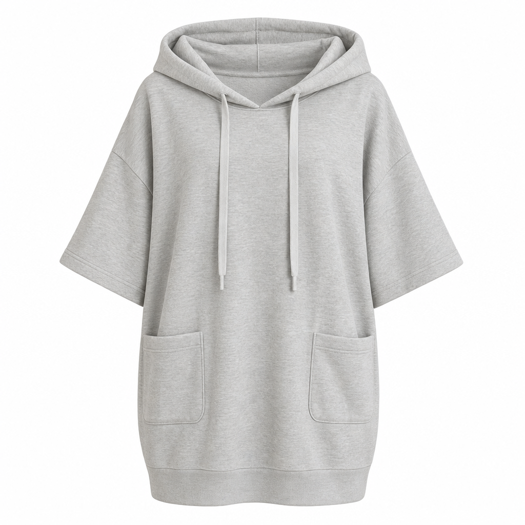 🔥Beliebtes Produkt ！✨Lässiges einfarbiges Kapuzensweatshirt für Damen