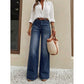 🔥Beliebtes Produkt ！✨Stretch-Jeans mit geradem Bein für Damen