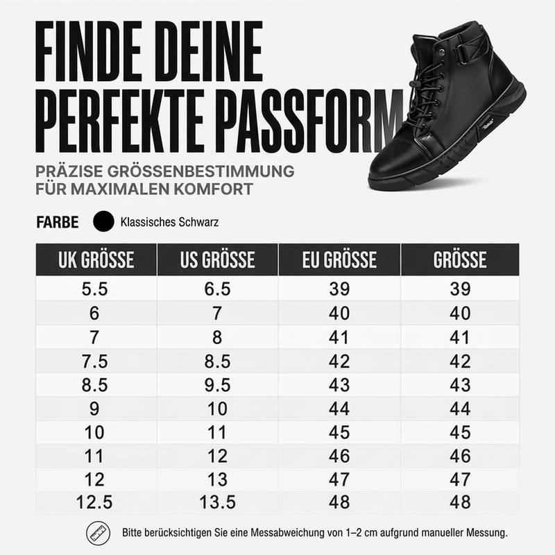 🔥Beliebtes Produkt ！✨Wasserdichte Kampfstiefel aus echtem Leder für Herren