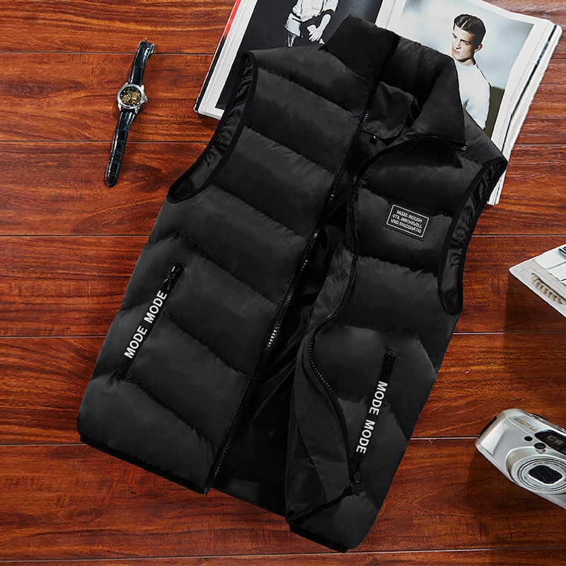 📢🎉50%Rabatt!!!🛍️✨Herren Stehkragenweste mit Polsterung