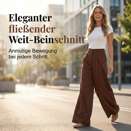 📢🎉50%Rabatt!!!🛍️✨Damen Hochbund Plissierte Weite Hosen
