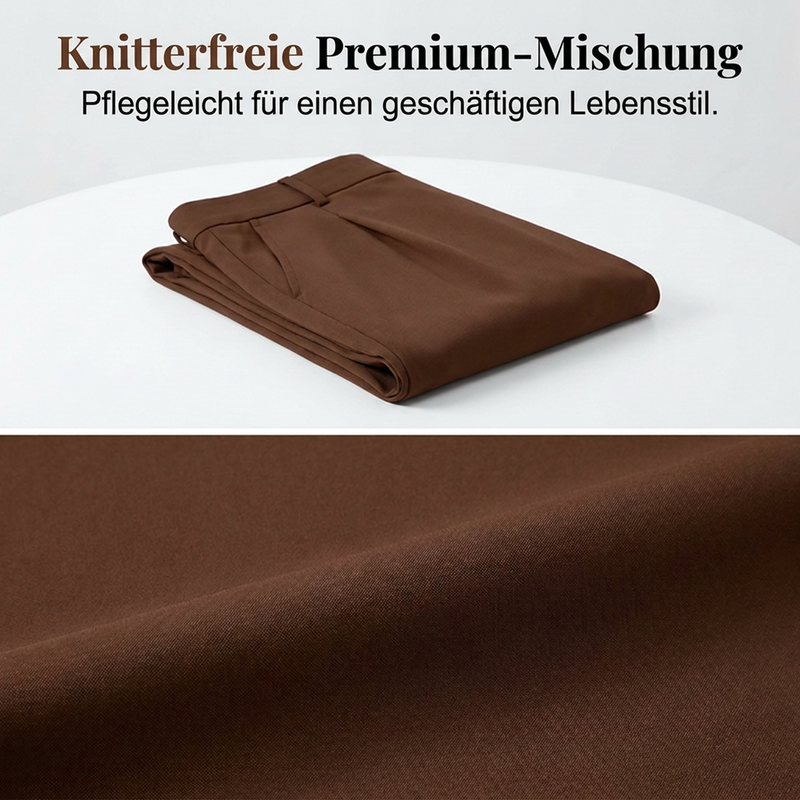 📢🎉50%Rabatt!!!🛍️✨Damen Hochbund Plissierte Weite Hosen