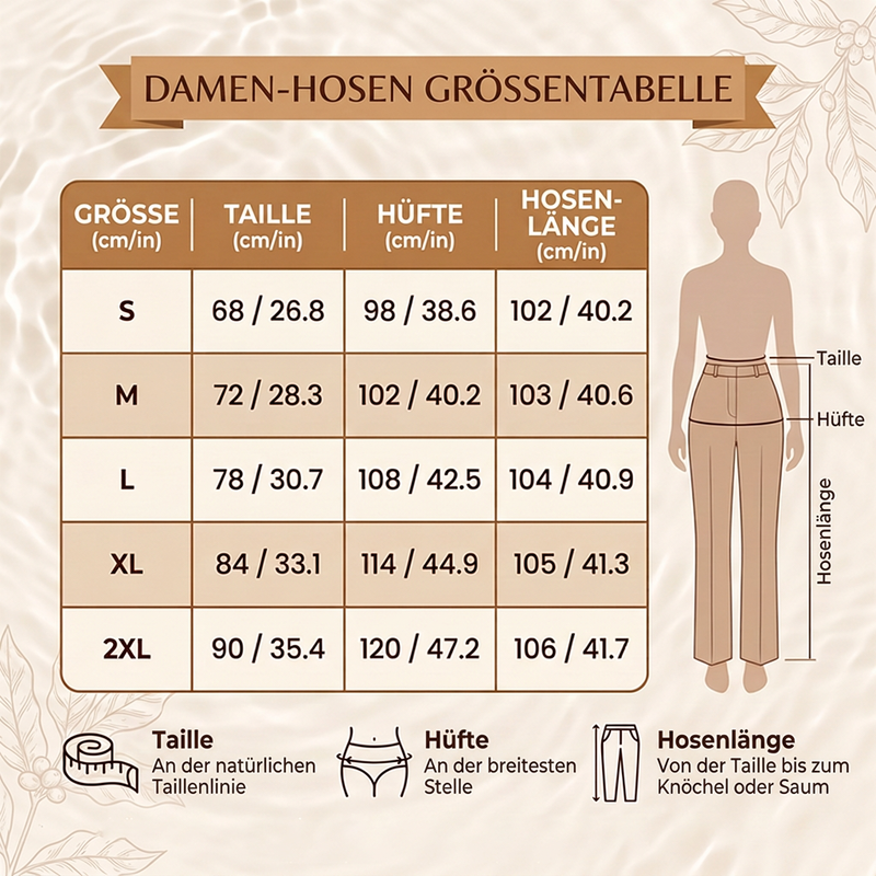 📢🎉50%Rabatt!!!🛍️✨Damen Hochbund Plissierte Weite Hosen