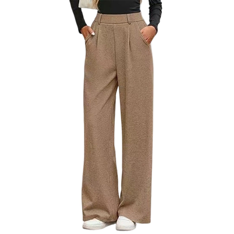 📢🎉50%Rabatt!!!🛍️✨Damen Hochbund Plissierte Weite Hosen