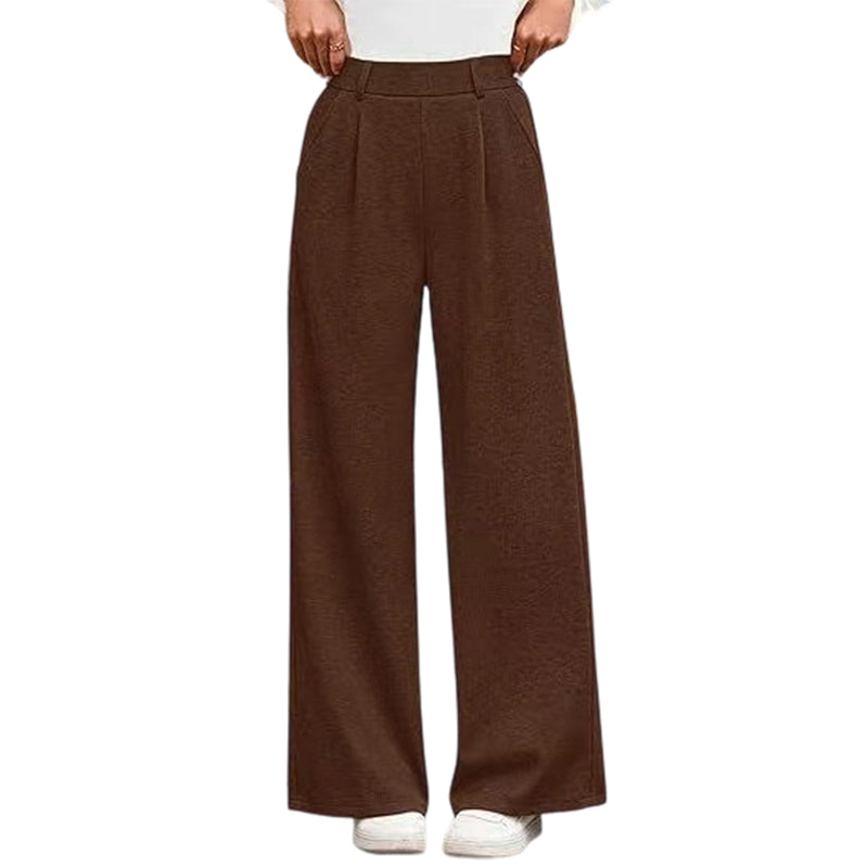 📢🎉50%Rabatt!!!🛍️✨Damen Hochbund Plissierte Weite Hosen