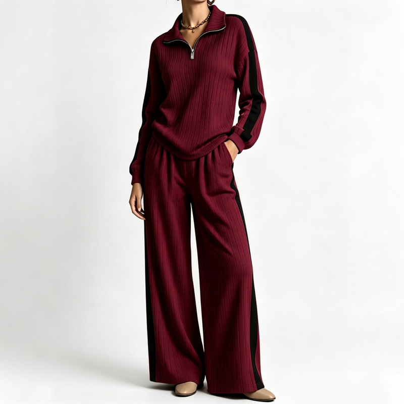 📢🎉50%Rabatt!!!🛍️✨Legeres Sweatshirt und weit geschnittene Hose für Damen