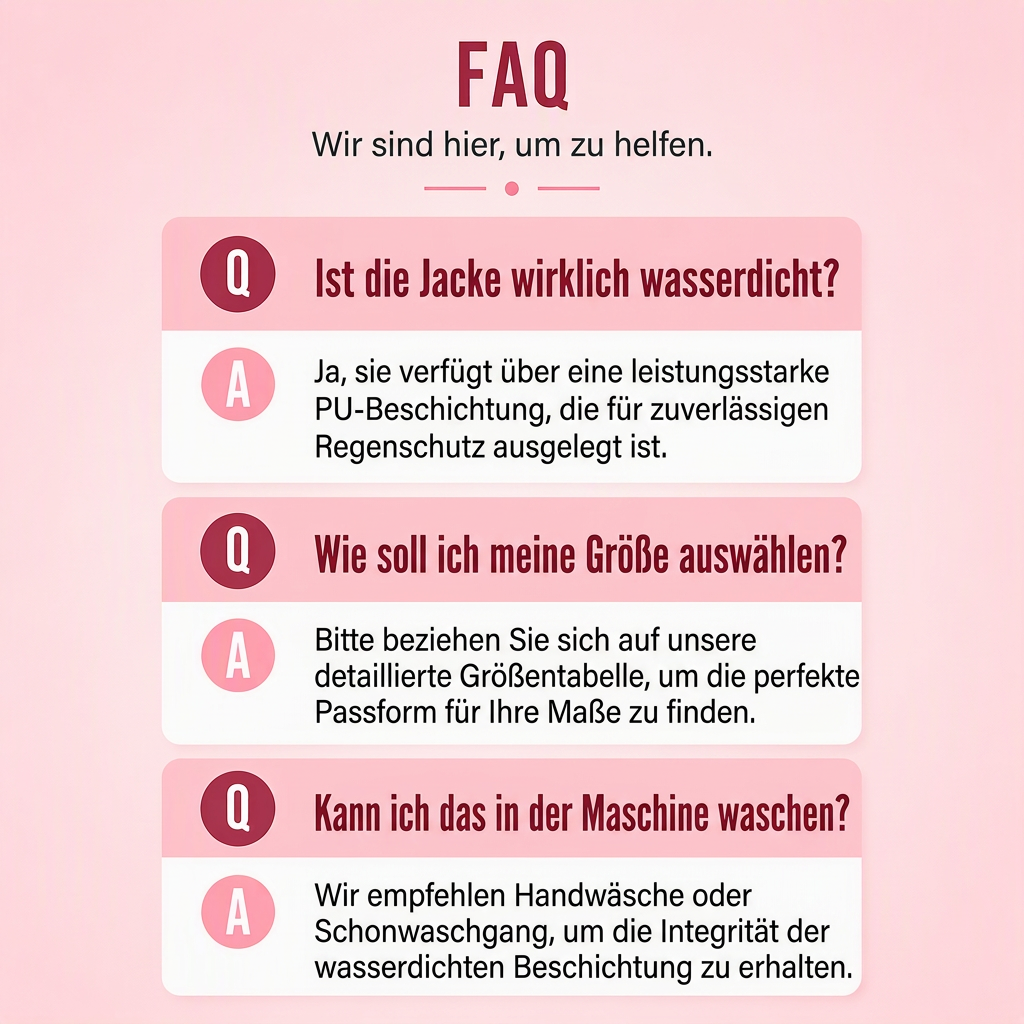 📢📢50%Rabatt!!!📦 Täglich 500+ Pakete versendet – der Wahnsinn! Wasserdichte Kapuzen-Freizeitjacke für Damen