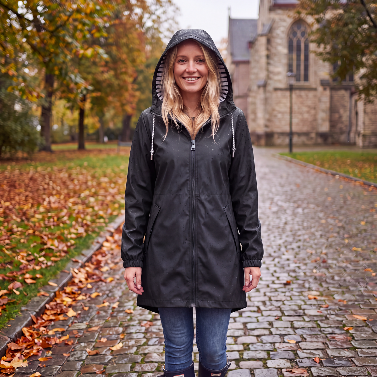 📢📢50%Rabatt!!!📦 Täglich 500+ Pakete versendet – der Wahnsinn! Wasserdichte Kapuzen-Freizeitjacke für Damen