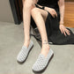 🔥Beliebtes Produkt ！✨Damenschuhe mit weicher Sohle, gewebt, hohl
