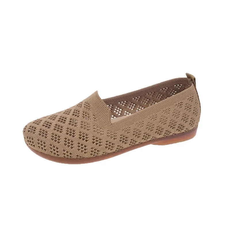 🔥Beliebtes Produkt ！✨Damenschuhe mit weicher Sohle, gewebt, hohl