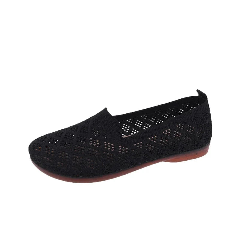🔥Beliebtes Produkt ！✨Damenschuhe mit weicher Sohle, gewebt, hohl