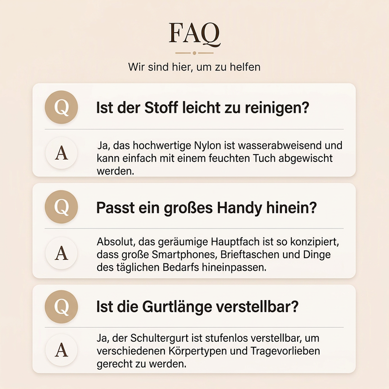 🔥Beliebtes Produkt ！✨Minimalistische Umhängetasche in Halbmondform