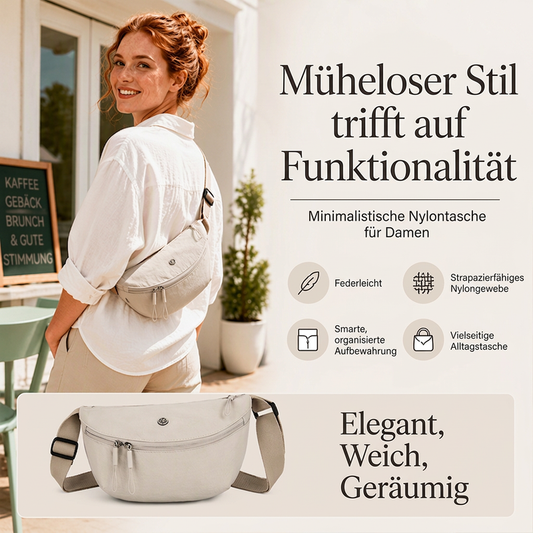 🔥Beliebtes Produkt ！✨Minimalistische Umhängetasche in Halbmondform