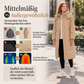 Warme, lockere Damen-Winterjacke mit Kapuze
