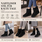 Winter-Schnürstiefel für Damen, halbhoch