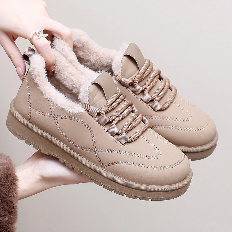 📢📢50%Rabatt!!!🎉⌛ Nur solange Vorrat reicht – danach regulärer Preis! Damen-Plüschgefütterte rutschfeste Schneestiefel