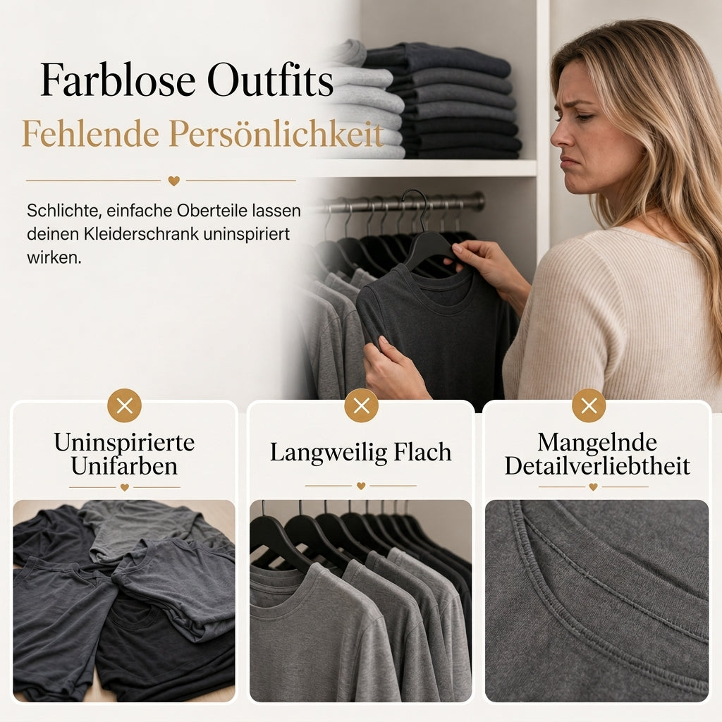 🔥Beliebtes Produkt ！✨Langärmliges Strickoberteil mit V-Ausschnitt für Damen