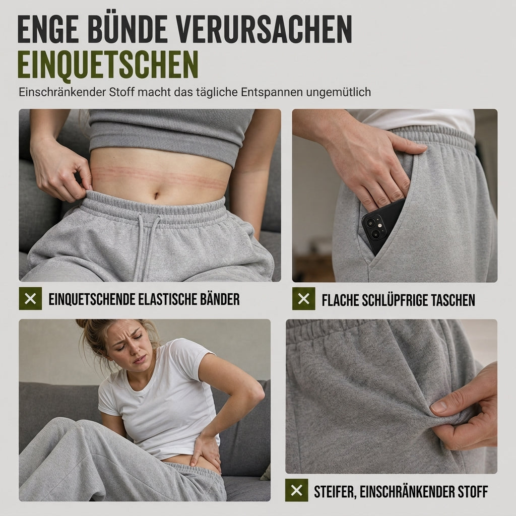 📢📢50%Rabatt!!!🎉✨Weite Vintage-Sweathose für Damen, gewaschenes Material
