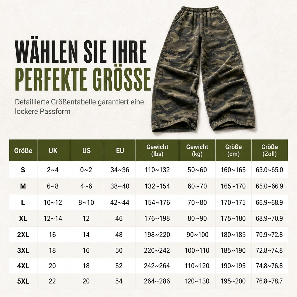 📢📢50%Rabatt!!!🎉✨Weite Vintage-Sweathose für Damen, gewaschenes Material