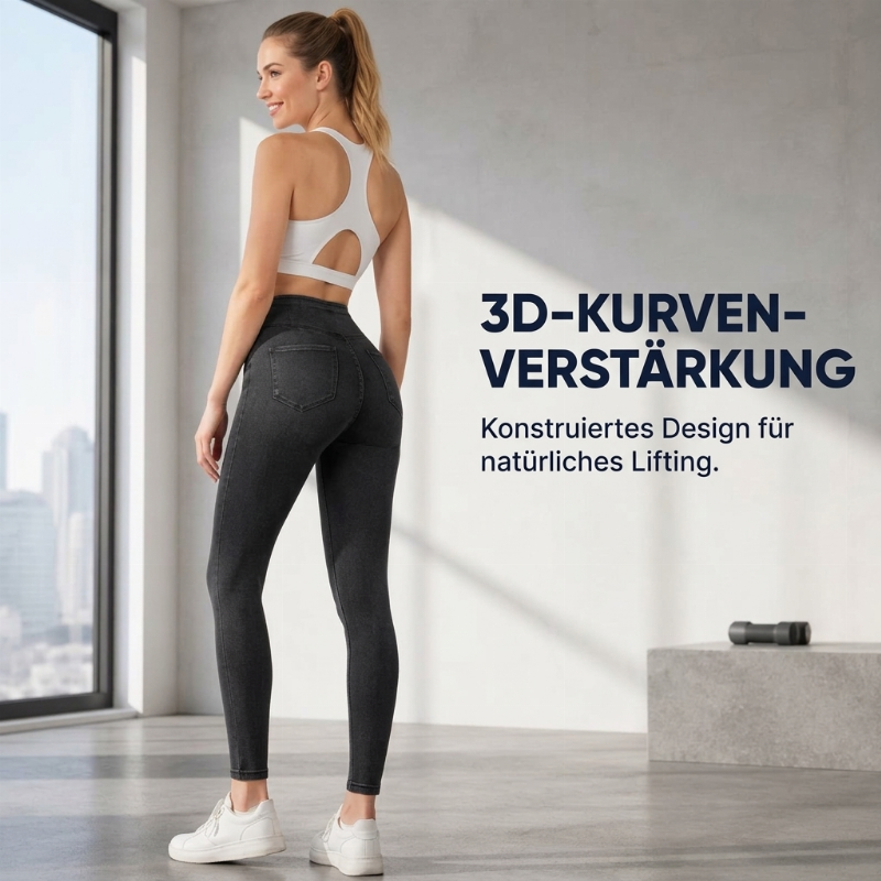 🔥Beliebtes Produkt ！✨Taillenhohe Schlankheitsjeans für Damen