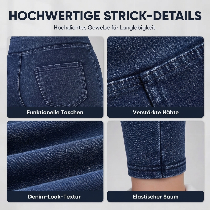 🔥Beliebtes Produkt ！✨Taillenhohe Schlankheitsjeans für Damen