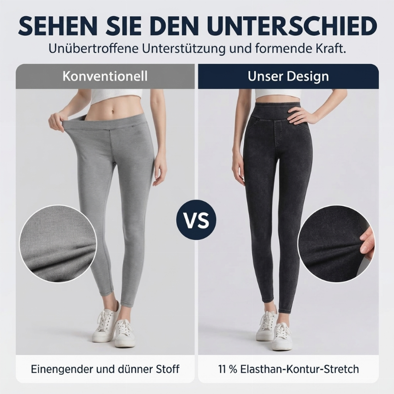 🔥Beliebtes Produkt ！✨Taillenhohe Schlankheitsjeans für Damen