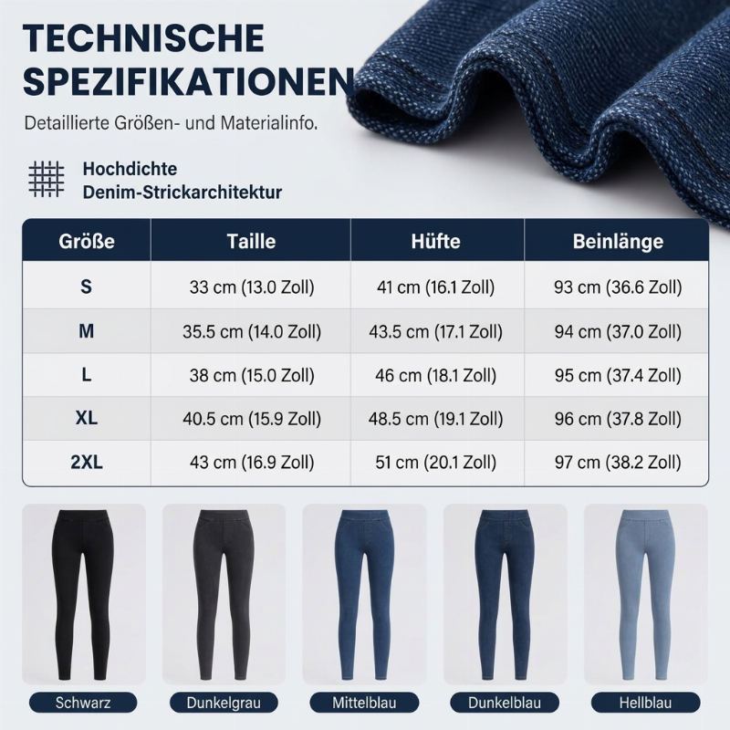 🔥Beliebtes Produkt ！✨Taillenhohe Schlankheitsjeans für Damen