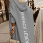 🔥Beliebtes Produkt ！✨Lange Strickjacke mit Kapuze für Damen