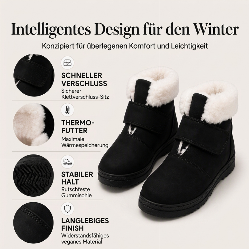 ❄️ Winter Sale: Bis zu 50% Rabatt ❄️ Rutschfeste, warme Winter-Schneestiefel für Damen