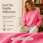☁️ Lässig & strukturiert – Waffelstrick-Sweatshirt im Loose-Fit – Weicher Stoff, lockerer Schnitt & vielseitig kombinierbar
