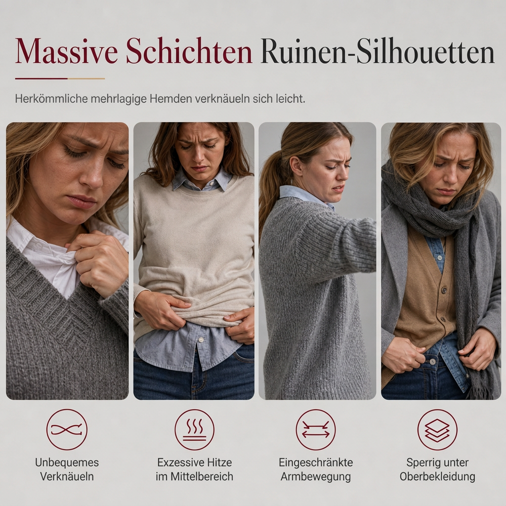 🔥Beliebtes Produkt ！✨Kariertes Strickoberteil für Damen im Layering-Look