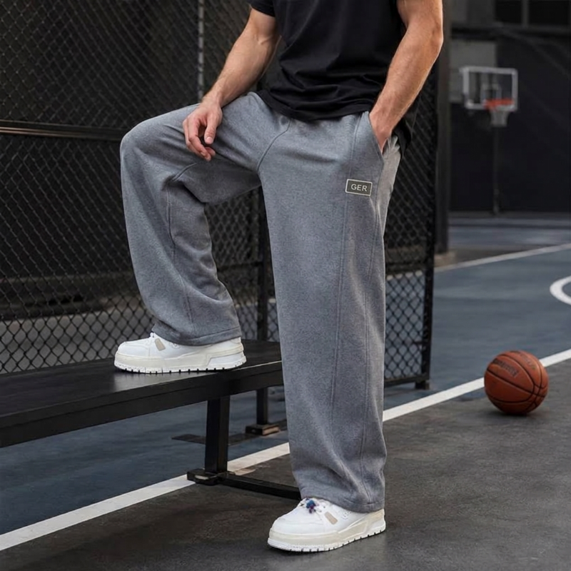 🔥Beliebtes Produkt ！✨Legere Freizeithose für Herren mit Kordelzug und Taschen