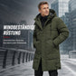 🔥Beliebtes Produkt ！✨Herren Freizeit Mittellange Gepolsterte Winter Verdickte Warme Oberbekleidung Mantel Übergröße