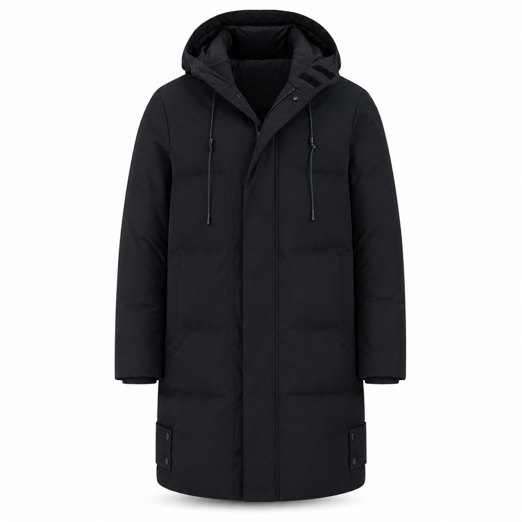 🔥Beliebtes Produkt ！✨Herren Freizeit Mittellange Gepolsterte Winter Verdickte Warme Oberbekleidung Mantel Übergröße