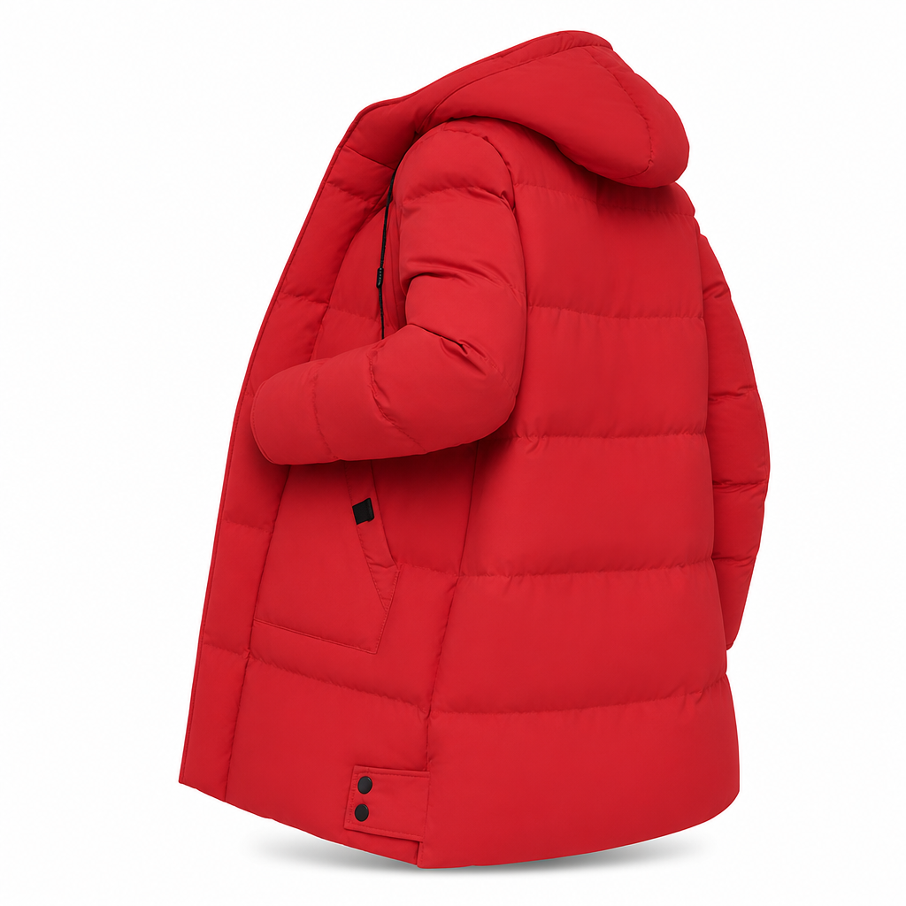 🔥Beliebtes Produkt ！✨Herren Freizeit Mittellange Gepolsterte Winter Verdickte Warme Oberbekleidung Mantel Übergröße