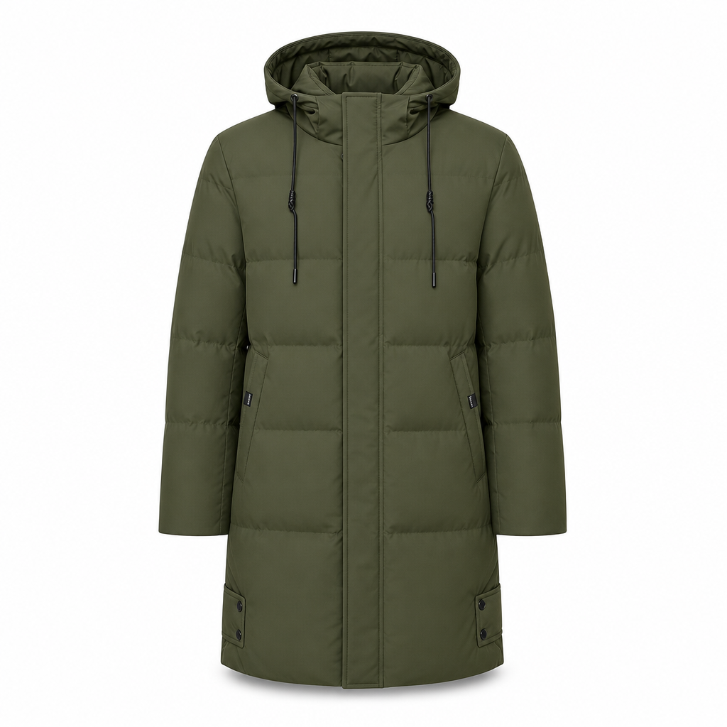 🔥Beliebtes Produkt ！✨Herren Freizeit Mittellange Gepolsterte Winter Verdickte Warme Oberbekleidung Mantel Übergröße