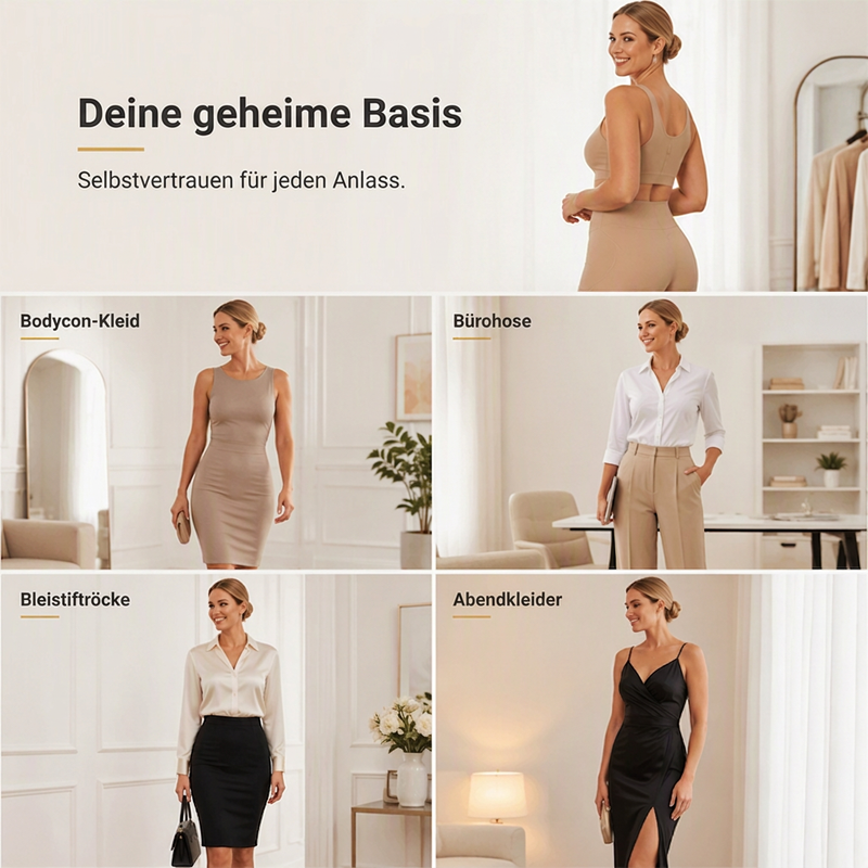 🔥Beliebtes Produkt ！✨Hoch sitzende, gepolsterte Shapewear-Shorts für Damen mit Bauchweg-Effekt