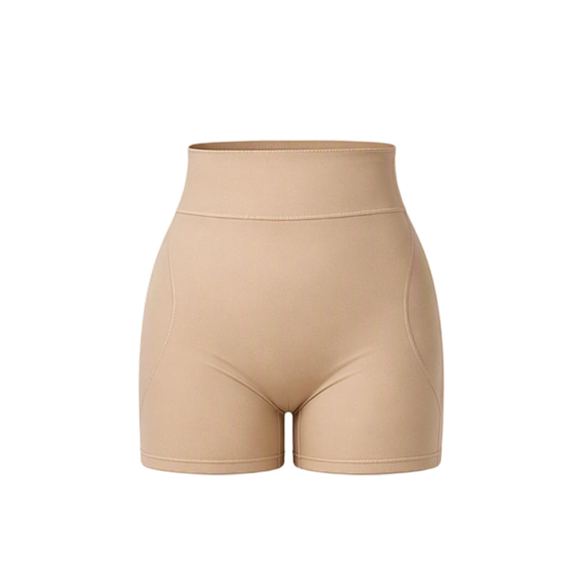 🔥Beliebtes Produkt ！✨Hoch sitzende, gepolsterte Shapewear-Shorts für Damen mit Bauchweg-Effekt
