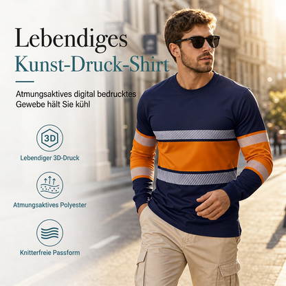 📢📢50%Rabatt!!!🎉✨Langärmliges Freizeit-T-Shirt für Herren
